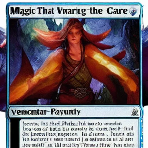 Image similar to magic the gathering card