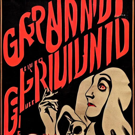 Image similar to grand guignol poster