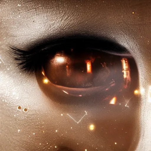 Prompt: closeup of sweating robot forehead with sweat on it, cyborg sweating, big drops of sweat, forehead only, by Hajime Sorayama, airbrush art, beautiful face, highly realistic, star flares, trending on artstation, beautiful lighting, sharp, details, hyper-detailed, HD, HDR, 4K, 8K