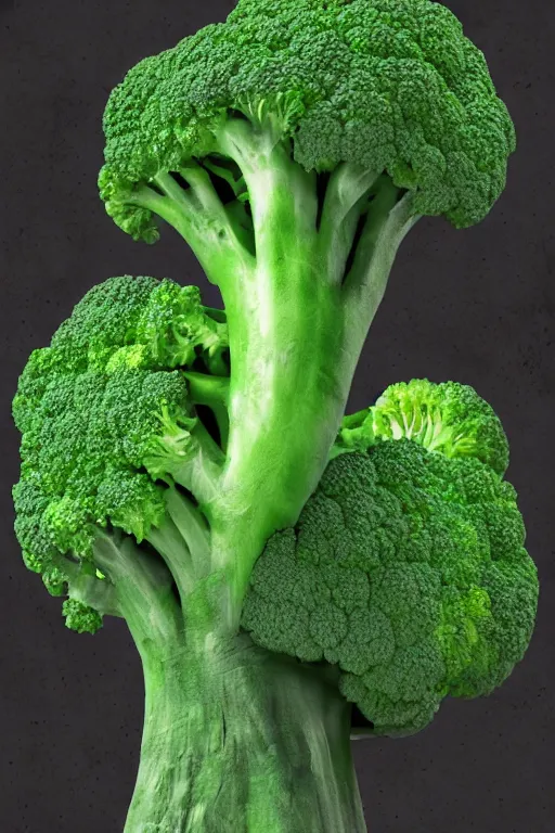 Image similar to ripped broccoli man, highly detailed, digital art, sharp focus, trending on art station