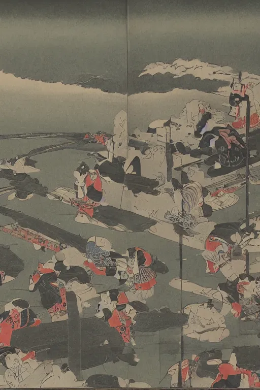 Image similar to gheisha, art of the edo period, traditional japanese illustration,