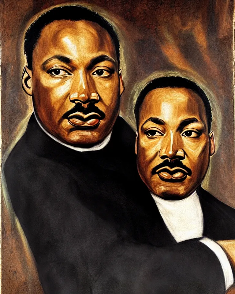 Image similar to Martin Luther King, Jr. by el Greco.