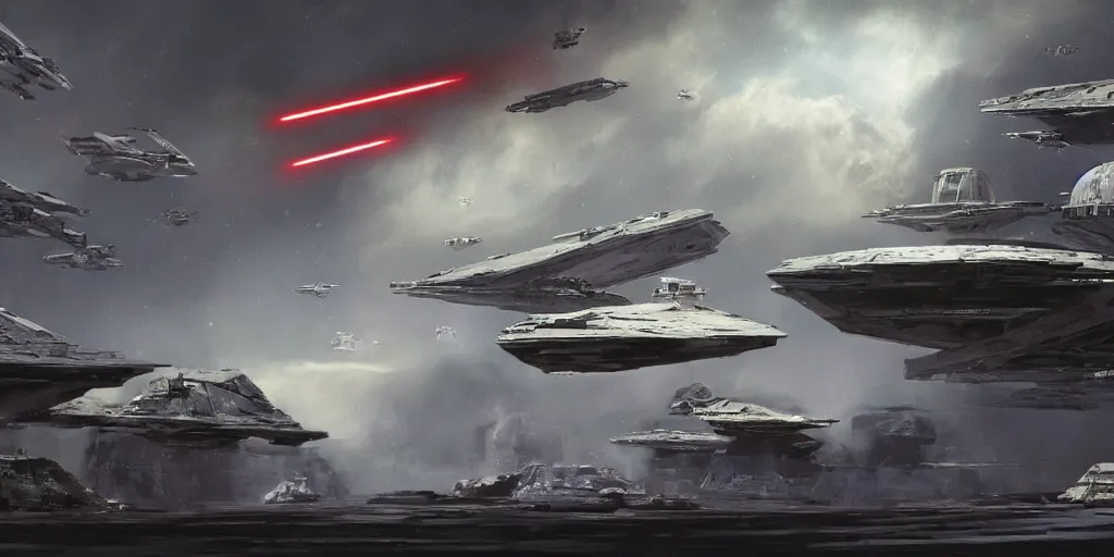 Prompt: star wars composition idea concept art