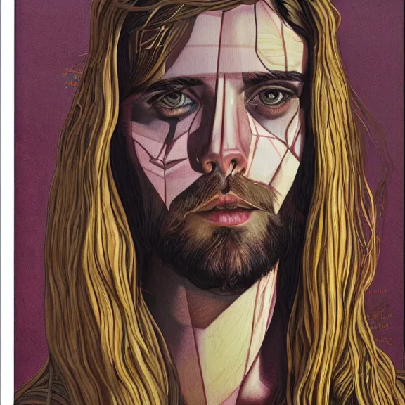 Image similar to jesus, by martine johanna, golden ratio, hyper detail, concept artbook, ealistic, photorealistic,