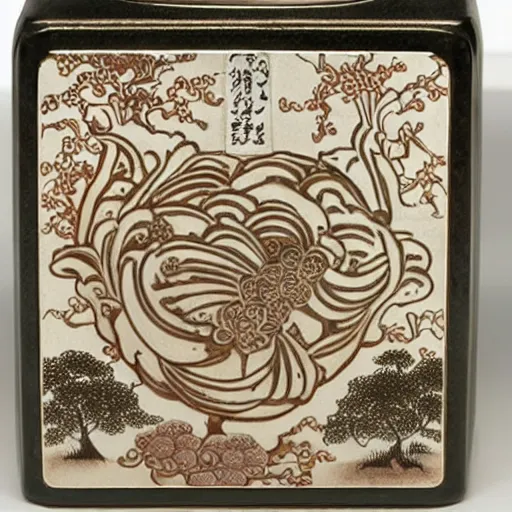 Image similar to ornate japanse box design