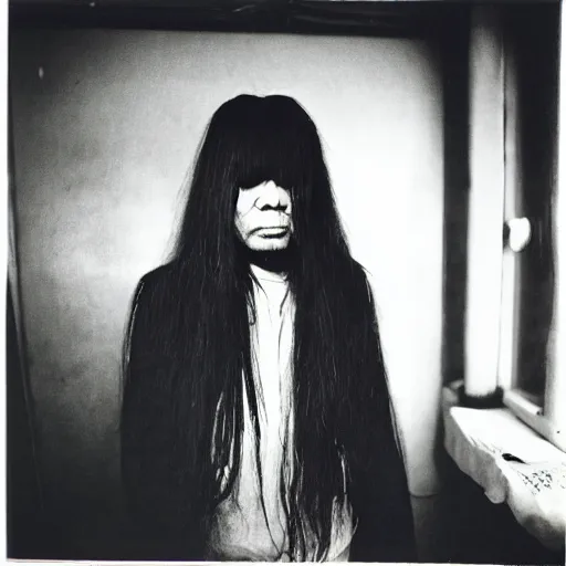 Prompt: keiji haino, portrait, 3 5 mm film, by annie liebovitz