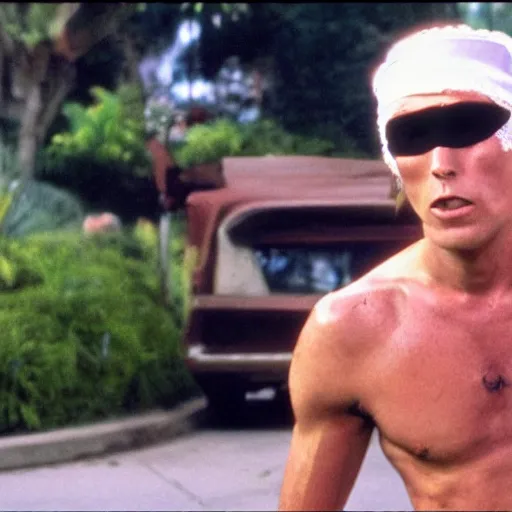 Image similar to Live Action Still of Jerma in Fast Times at Ridgemont High, real life, hyperrealistic, ultra realistic, realistic, highly detailed, epic, HD quality, 8k resolution, body and headshot, film still