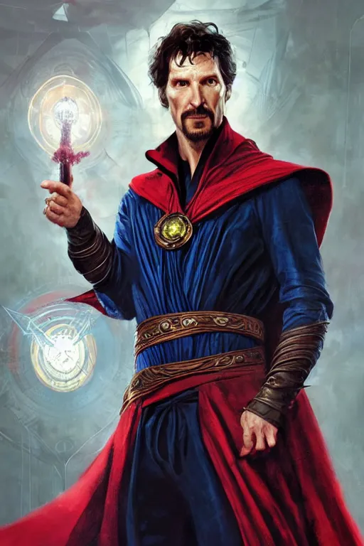 Prompt: Portrait of Todd Howard as Doctor Strange highly detailed, marvel comics, dark, intricate, highly detailed, smooth, artstation, digital illustration by Ruan Jia and Mandy Jurgens and Artgerm and Wayne Barlowe and Greg Rutkowski and Zdislav Beksinski