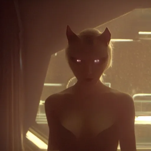 Prompt: movie still of cat cyborg, cinematic composition, cinematic light, by edgar wright and david lynch