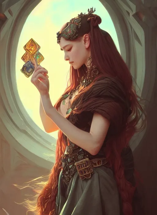 Prompt: jossi of blackpink, deep focus, d & d, fantasy, intricate, elegant, highly detailed, digital painting, artstation, concept art, matte, sharp focus, illustration, hearthstone, art by artgerm and greg rutkowski and alphonse mucha