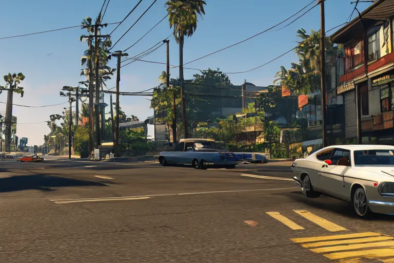 Prompt: screenshot of Grand Theft Auto 6: Kingston, for ps5, Highly Detailed, Unreal engine 5, HD, 8k, GTX 3090,