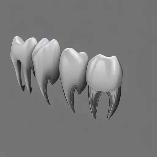 Image similar to poorly rendered 3 d set of teeth