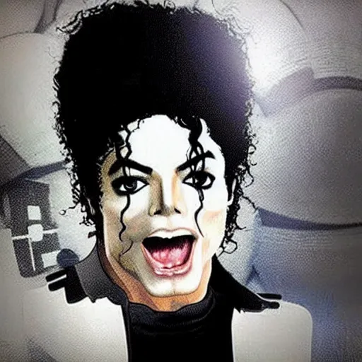 Image similar to “Michael Jackson as the Death Star”