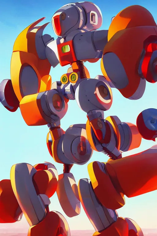 Image similar to metabots medabots medarotto medarot robot minimalist comics, behance hd by jesper ejsing, by rhads, makoto shinkai and lois van baarle, ilya kuvshinov, rossdraws global illumination ray tracing hdr radiating a glowing aura