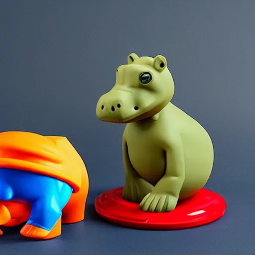 Image similar to a toy with plastic hippos that look like elon. hungry hungry hippos but its elons,'hungry hungry hippo elon ', toy made by tesla spacex