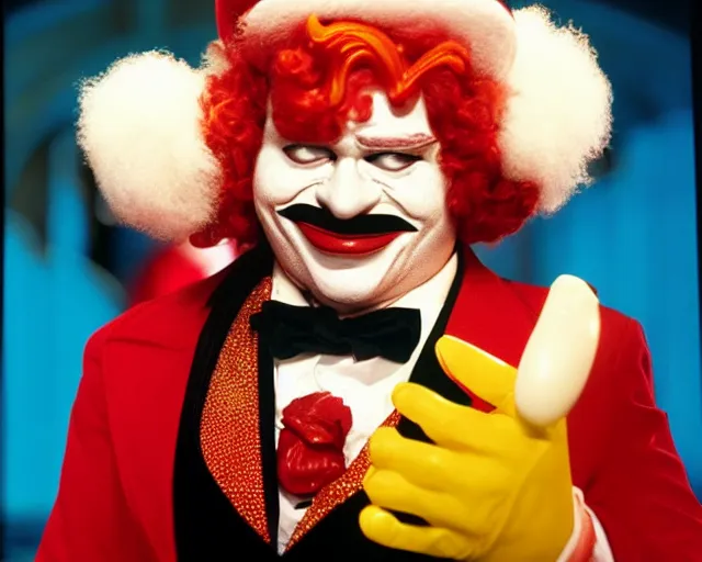 Image similar to ronald macdonald as scarface