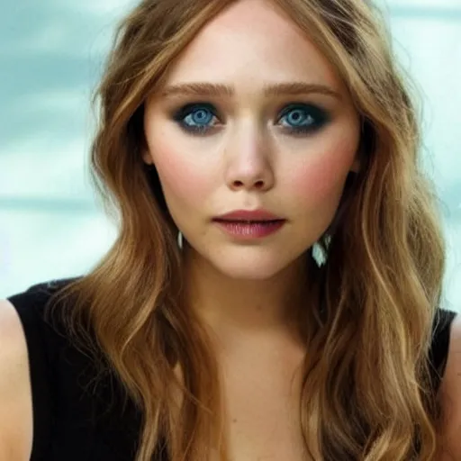 Image similar to elizabeth olsen mixed with jennifer lawrence