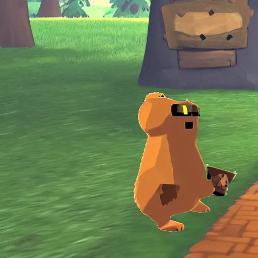 Prompt: Resetti trail cam footage