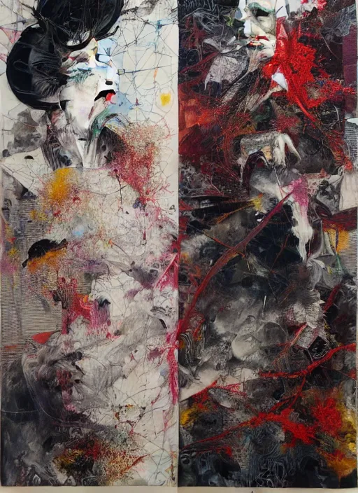 Image similar to entropy is the natural order of the universe i simply catalyze the process, a brutalist designed, gothic, rich deep colours, painted by francis bacon, adrian ghenie, james jean and petra cortright, part by gerhard richter, part by takato yamamoto. 8 k masterpiece