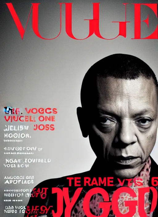 Image similar to Jeff Mills on he cover of Vogue