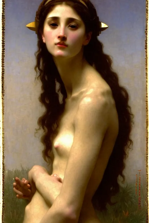 Image similar to portrait of a robots, majestic, solemn, by bouguereau