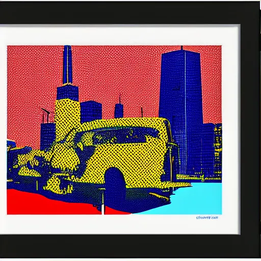 Prompt: pop art Chicago