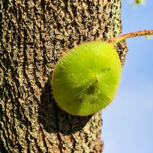 Prompt: kiwi growing on a tree