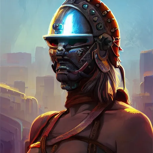 Image similar to cyberpunk viking helmet mask warrior goddess robot ninja fantasy, art gta 5 cover, official fanart behance hd artstation by jesper ejsing, by rhads, makoto shinkai and lois van baarle, ilya kuvshinov, ossdraws