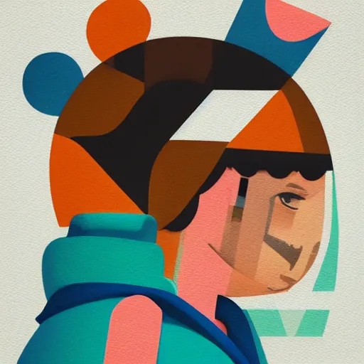 Image similar to Animal Crossing Profile Picture by Sachin Teng, asymmetrical, Organic Painting , Matte Painting, geometric shapes, hard edges, graffiti, street art, 300 dpi :2 by Sachin Teng:4