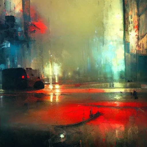 Prompt: abstract painting in bright colours by jeremy mann