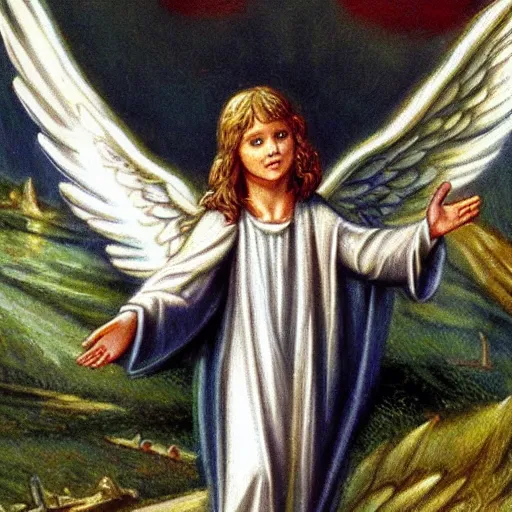 Image similar to biblically accurate angel