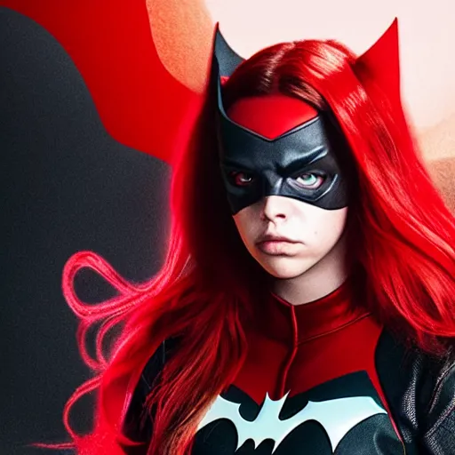 Image similar to Billie Eilish as Batwoman 4k detail