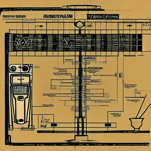 Image similar to actual schematics for a time machine