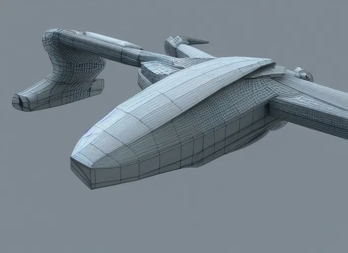 Image similar to a highly detailed 3 d render of a giant spaceship, by karanak