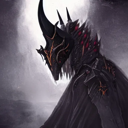 Image similar to Sauron, grimdark, fantasy, digital art, highly detailed, cinematic