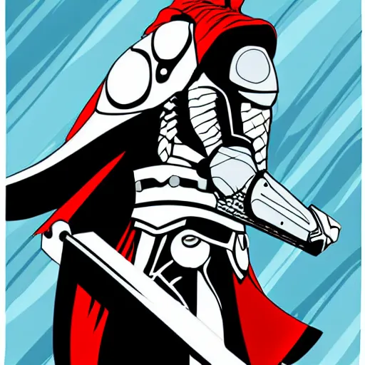 Prompt: thor vector art