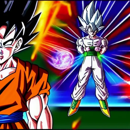 Image similar to gohan in dragon ball raging blast 2