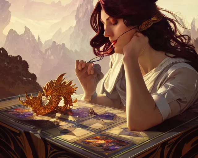 Prompt: photography of roy lichtenstein, deep focus, d & d and mtg, fantasy, intricate, elegant, highly detailed, digital painting, artstation, concept art, matte, sharp focus, illustration, hearthstone, art by artgerm and greg rutkowski and alphonse mucha