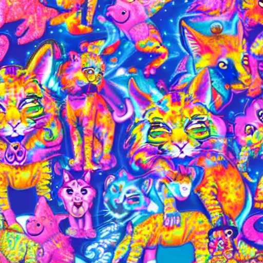 Image similar to mashup by lisa frank