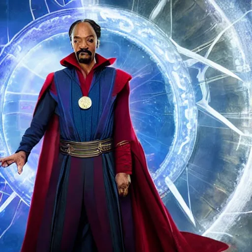 Image similar to snoop dogg as doctor strange, marvel cinematic universe, mcu, 8 k, unedited, photo