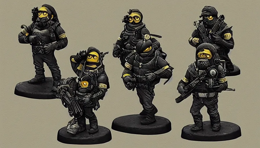 Image similar to “minions part of blackwater mercenary group”