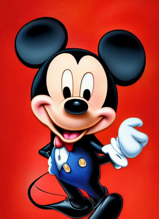 formal portrait of mickey mouse as donald trump, | Stable Diffusion ...