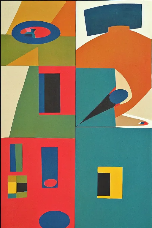 Image similar to mid century modern art atomic 5 0 s by beth adler