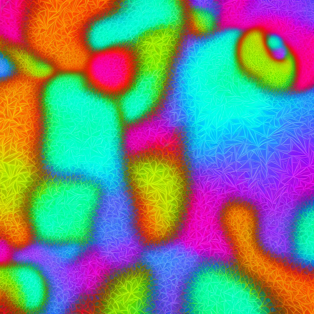 Prompt: impossible colorful 3 d fractal, octane render