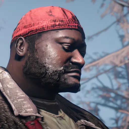 Prompt: Ghostface in red dead redemption 2 4K detail