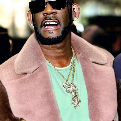 Prompt: r kelly with enormous ears