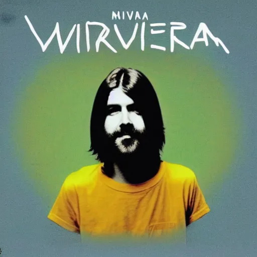 Prompt: nirvana happy album cover