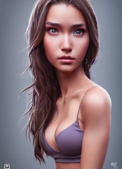 Image similar to full body photo of a beautiful young woman, photorealistic, hair down to waist, sharp focus, in the style of Kevin Kostic, Stephen Lau and artgerm, hyper sharp focus, 8k highly detailed