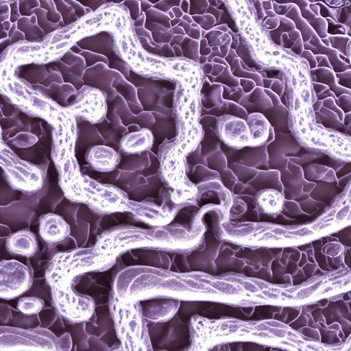 Prompt: microscopic picture of bacteria
