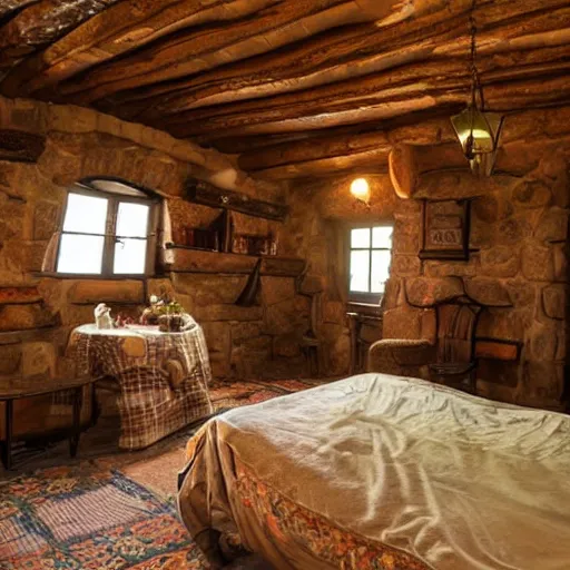 Prompt: nice comfy house in medieval times